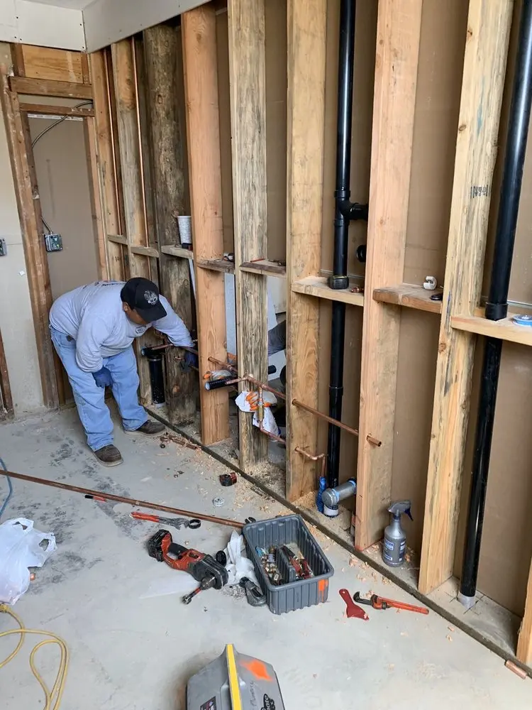 Commercial rough-in plumbing for Gas Line Repair in Williamsburg Estates